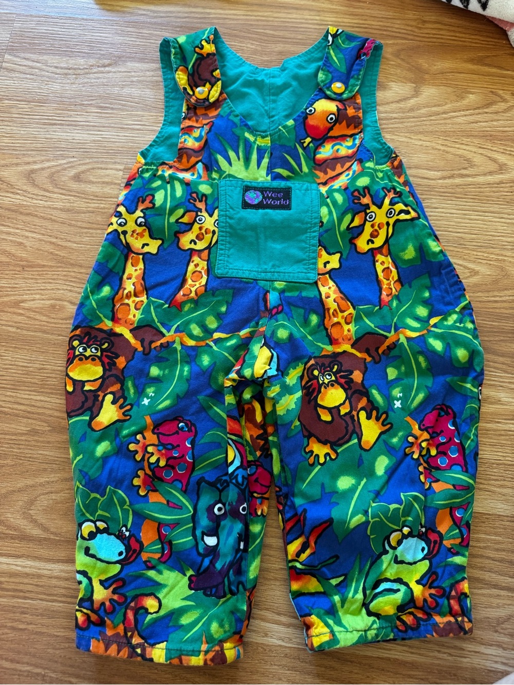 Vintage infant reversible overalls